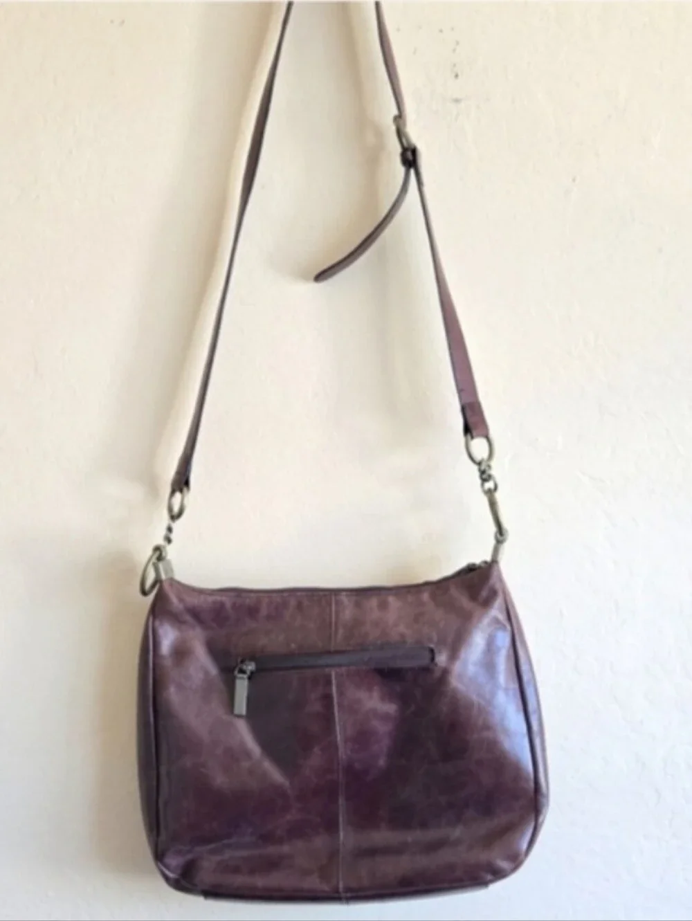 Hobo International Brown Leather Hobo Bag Crossbody Purse